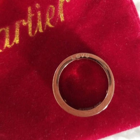 Ring- Rose Gold,  "LOVE RING" Style. - Picture 2 of 3